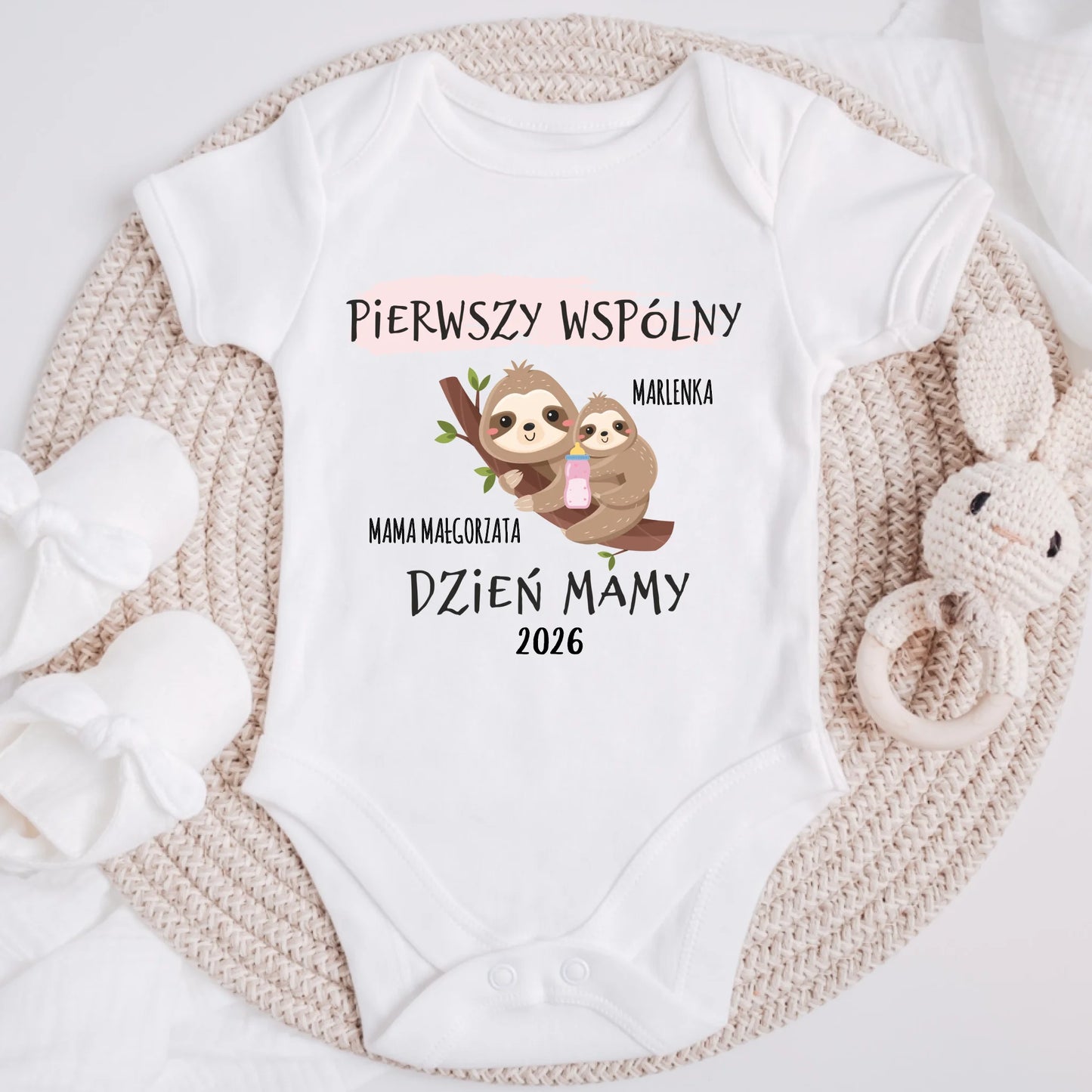 Koszulka dla mamy i córki/syna - Prezent na Dzień Mamy - Personalizowana #76