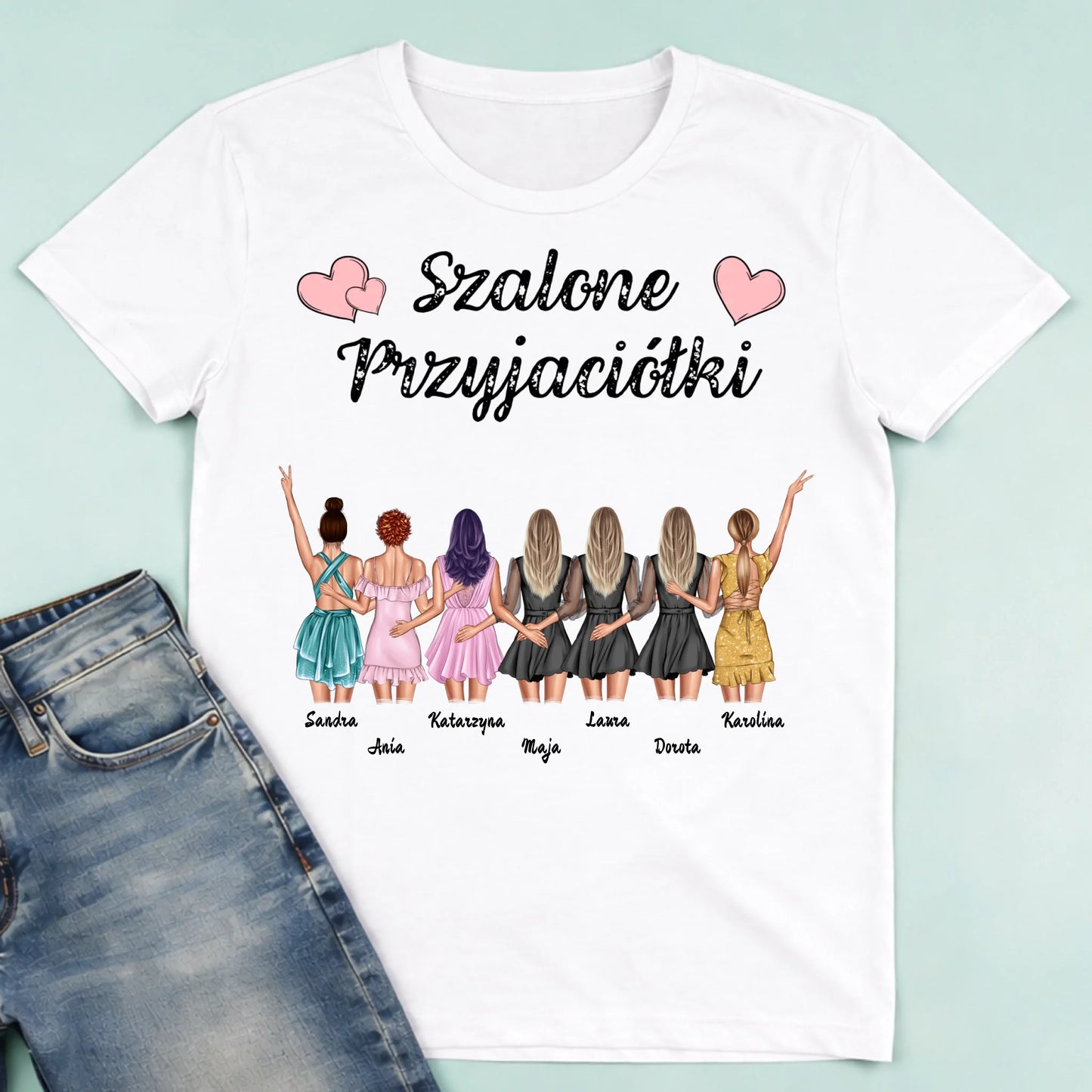 męska biała koszulka przód 1