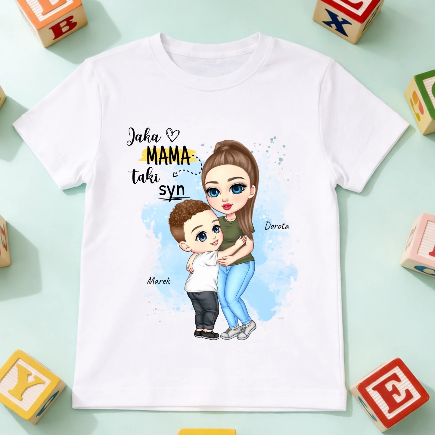 koszulka dziecko biala przód