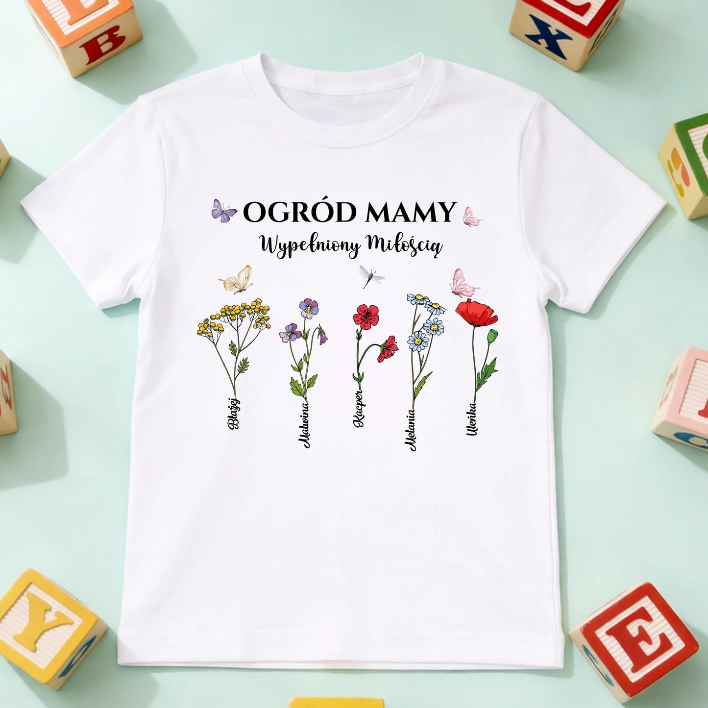 koszulka dziecko biala przód