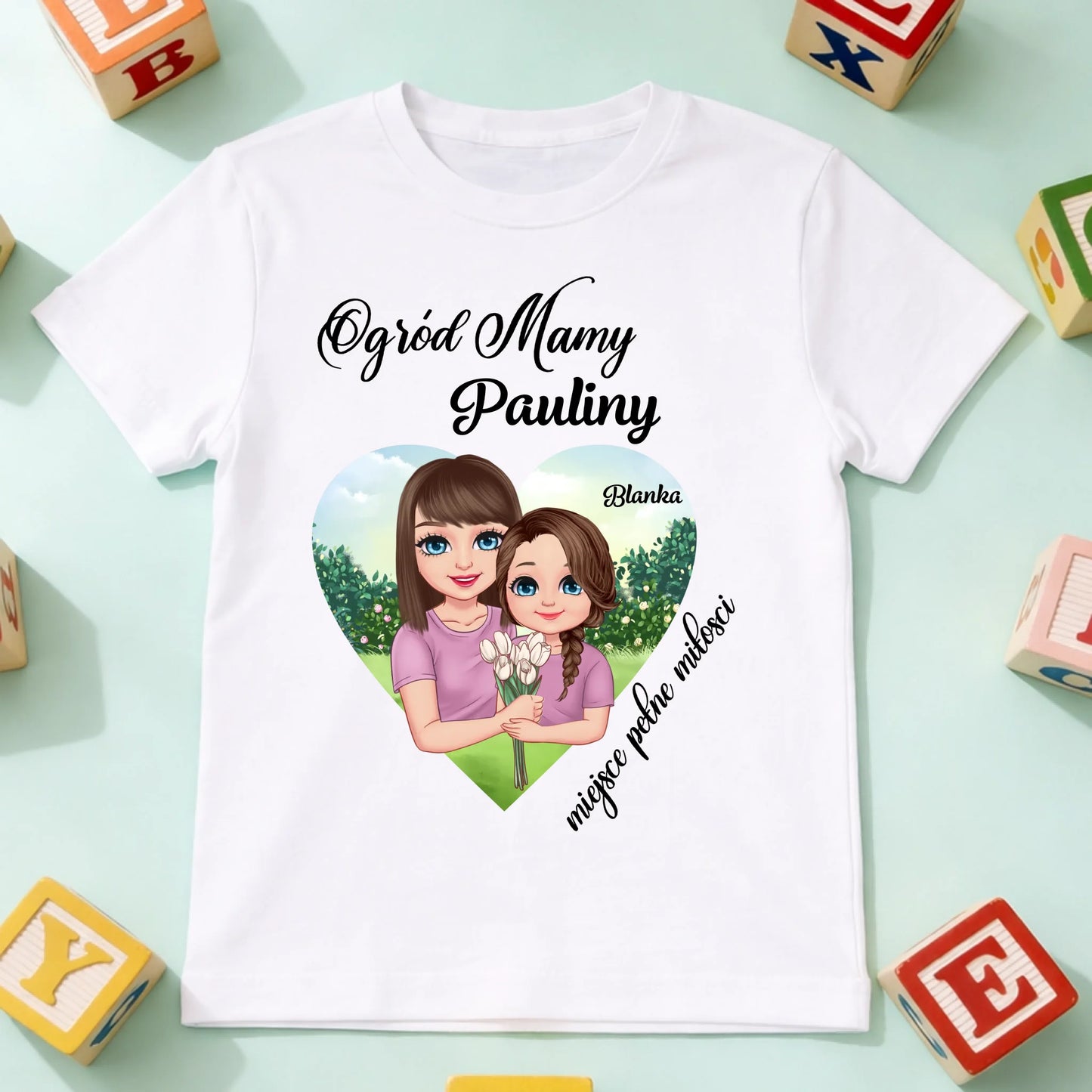 koszulka dziecko biala przód