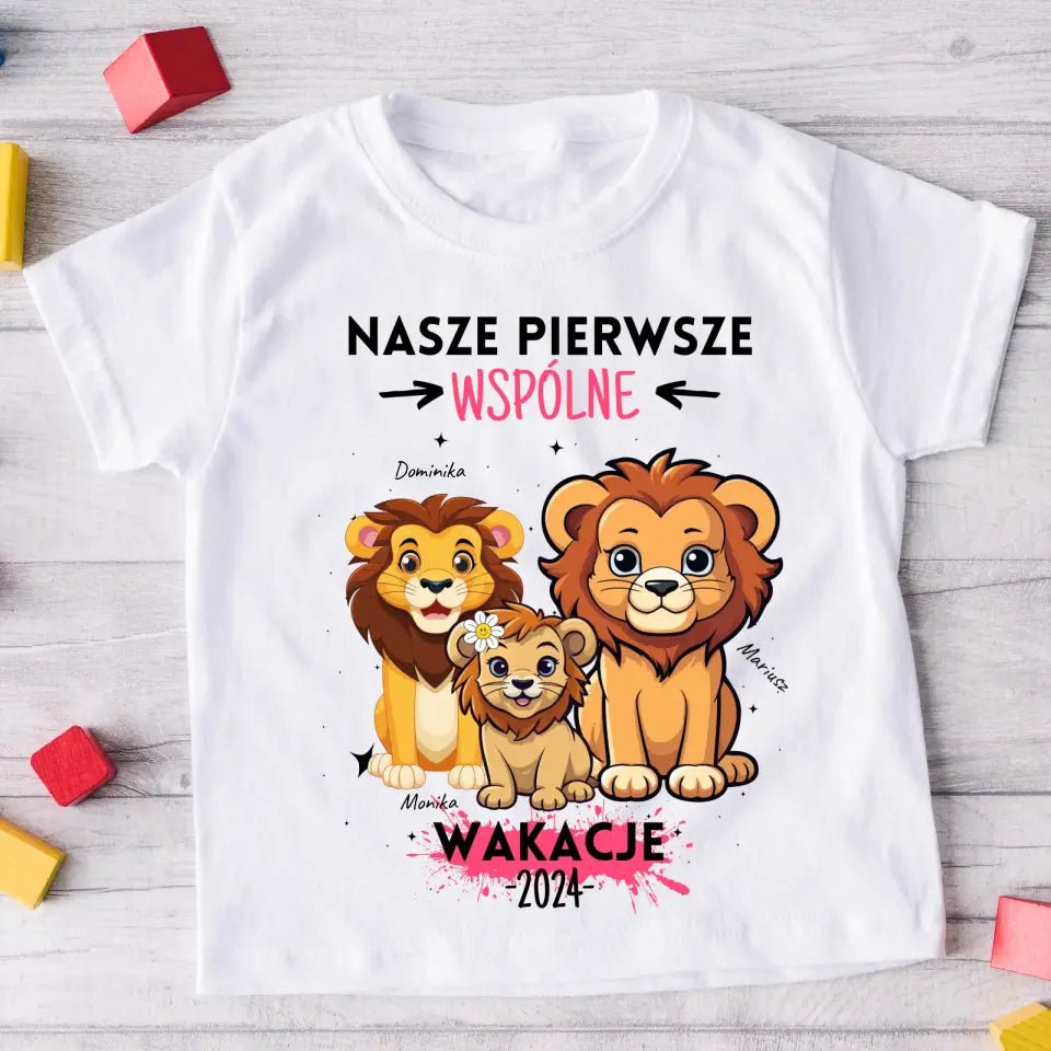 Koszulka ze wzorem rodzice i dziecko - Personalizowana (rodzinna) #5217 - Tortli