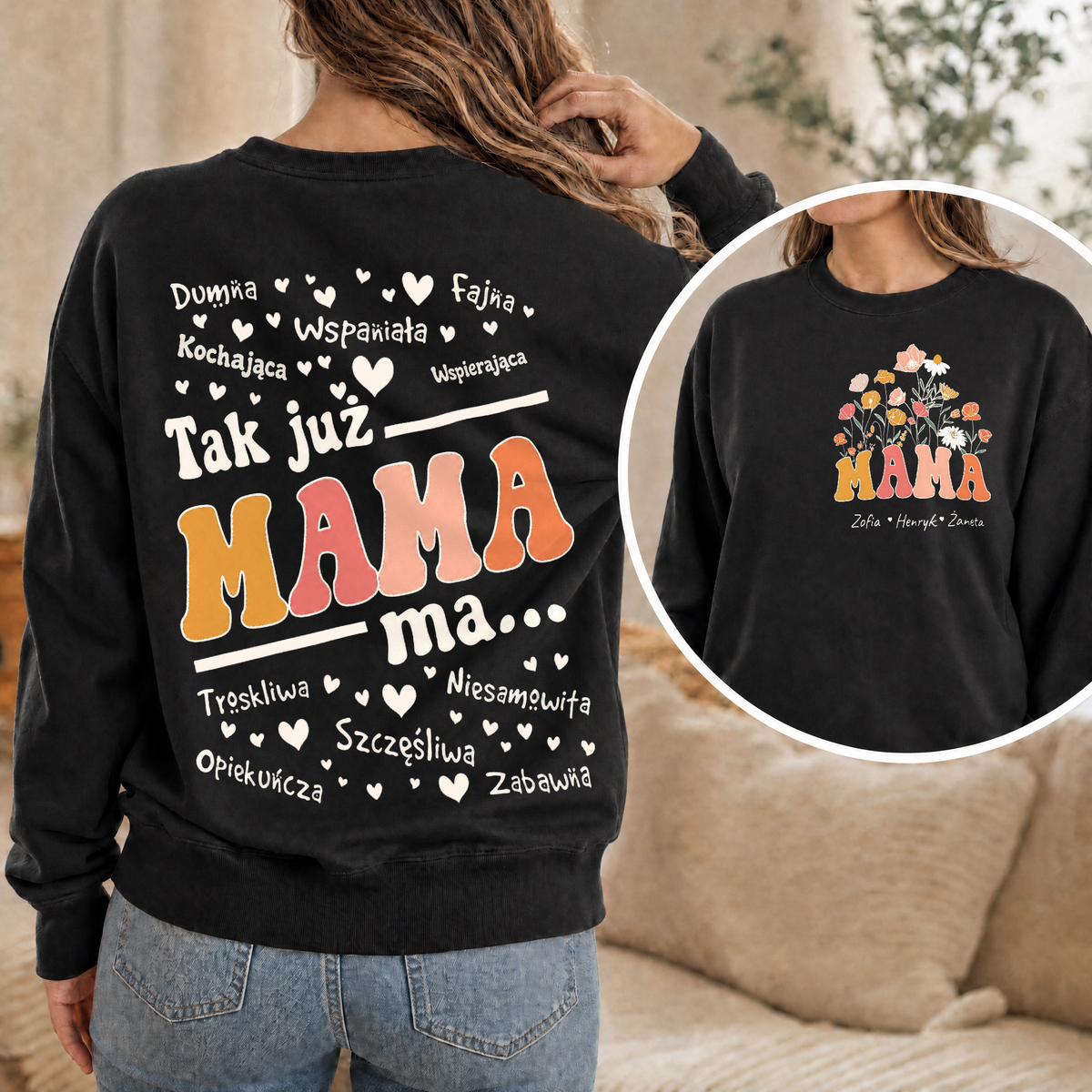 Bluza dla mamy z napisami - Personalizowana #4821104 [PC-GALLERY:cmv7783d90000umeeaan0tmzh:30f54938-1757-47fd-a2fd-bf6b389fd47d:a202a7f4b006d92d9b3d173f51062757061647b15bb358c363bb2ab540254e39]