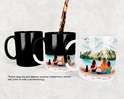 Kubek personalizowany dla taty i syna LOVE MY DAD | z personalizacją imion #P29