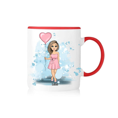 Kubek personalizowany dla kobiety | z personalizacją postaci i imienia #86