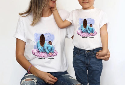 Koszulka dla mamy i córki - Personalizowana (rodzinna) #P20