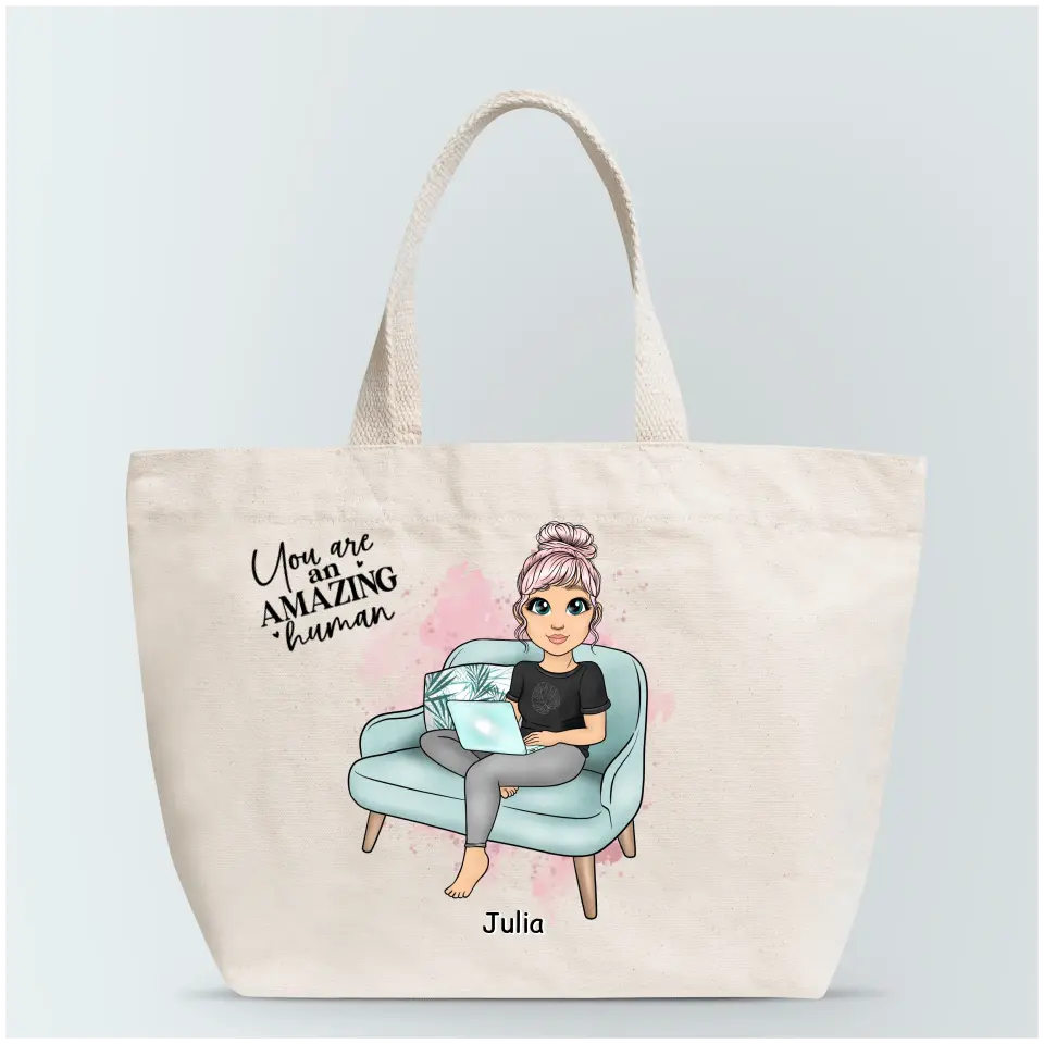 Torba materiałowa personalizowana dla kobiety #1