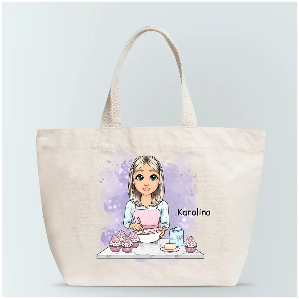 Torba materiałowa personalizowana dla kobiety #2