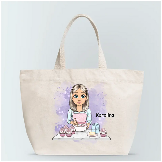 Torba materiałowa personalizowana dla kobiety #2
