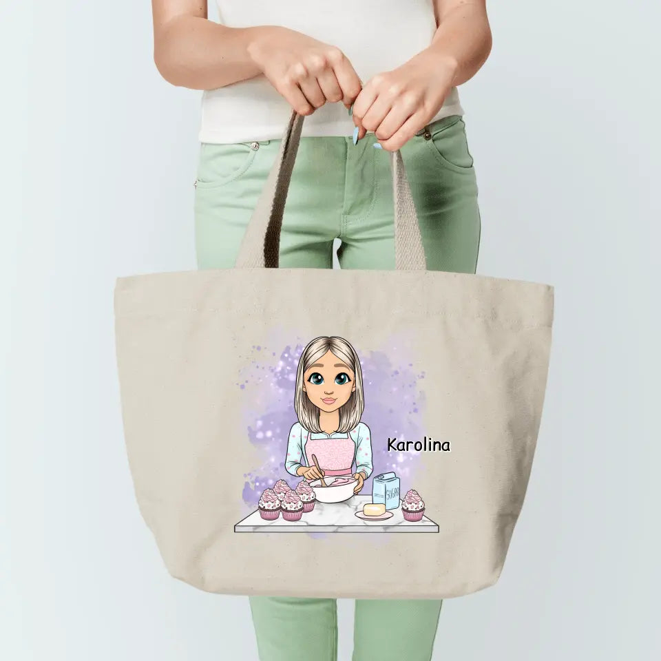 Torba materiałowa personalizowana dla kobiety #2