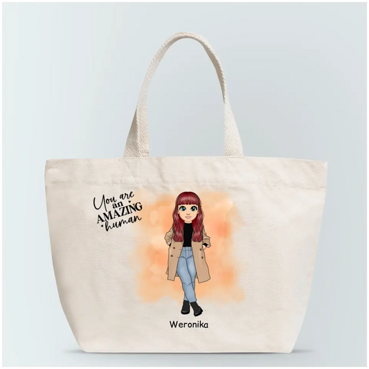 Torba materiałowa personalizowana dla kobiety #10