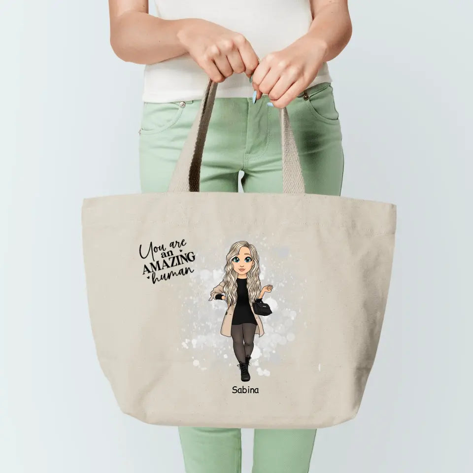 Torba materiałowa personalizowana dla kobiety #11