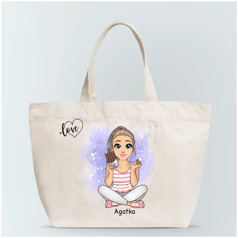 Torba materiałowa personalizowana dla kobiety #19