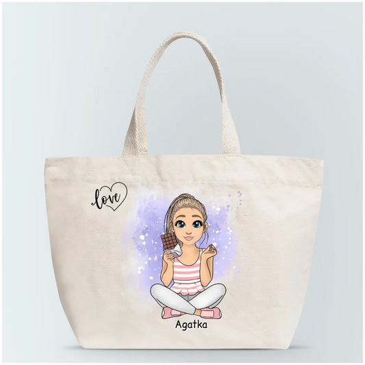 Torba materiałowa personalizowana dla kobiety #19