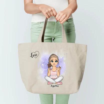 Torba materiałowa personalizowana dla kobiety #19