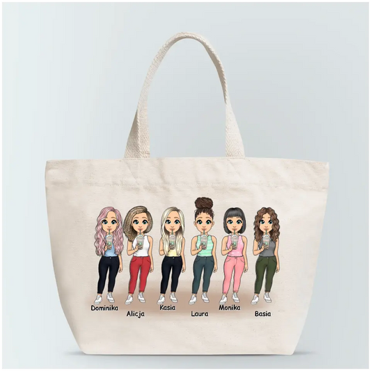 Torba materiałowa personalizowana dla max. 1-6 przyjaciółek #27