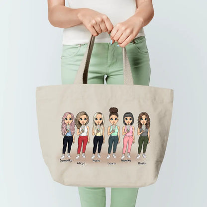 Torba personalizowana dla przyjaciółek | motyw z drinkami #27