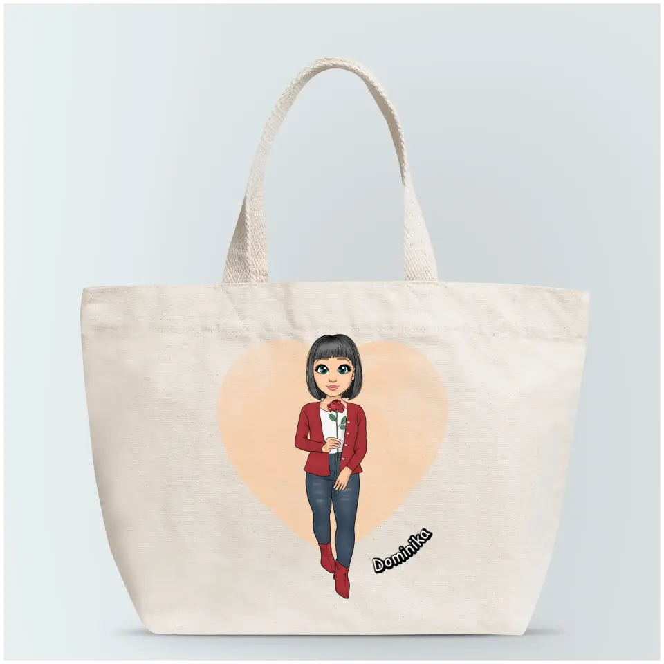 Torba materiałowa personalizowana dla kobiety #25