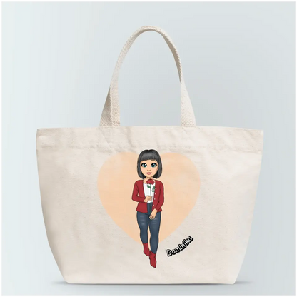 Torba personalizowana dla kobiety | motyw z różą #25