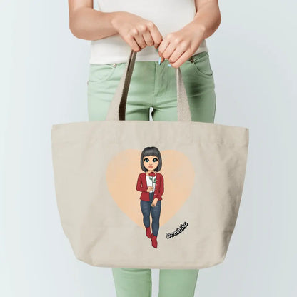 Torba personalizowana dla kobiety | motyw z różą #25