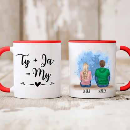 Kubek personalizowany dla par | z personalizacją imion i postaci #11