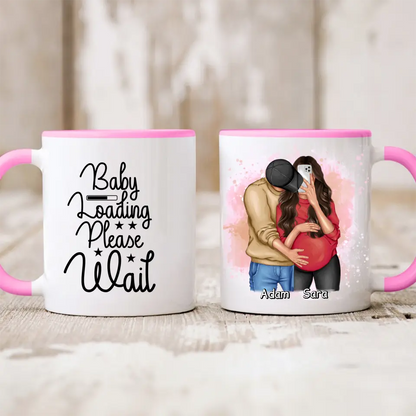 Kubek personalizowany dla przyszłych rodziców | z personalizacją imion #P13