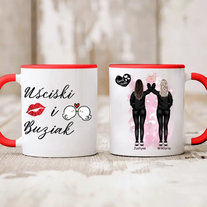 Kubek personalizowany dla przyjaciółek SOUL MATE | z personalizacją imion #P23