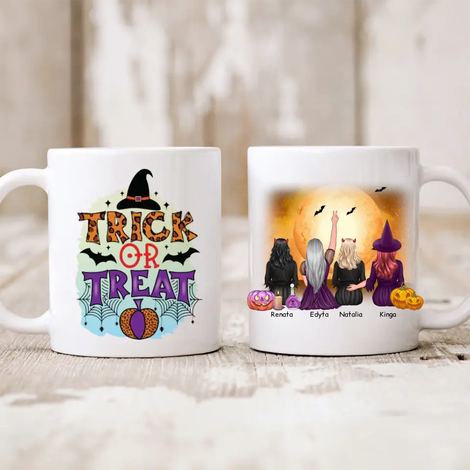 Kubek dla przyjaciółek max. 1-4 osób na Halloween #1