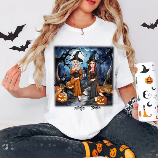 Koszulka dla przyjaciółek na Halloween - Personalizowana #2