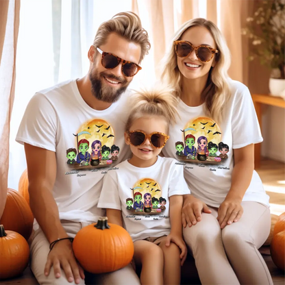 Koszulka rodzinna na Halloween - Personalizowana #1