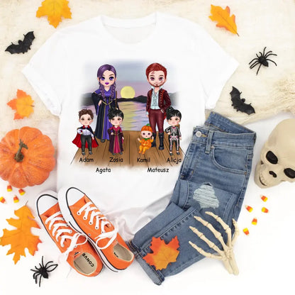 Koszulka rodzinna na Halloween - Personalizowana #2