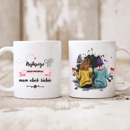 Kubek personalizowany dla przyjaciółek | motyw z drinkami #P15