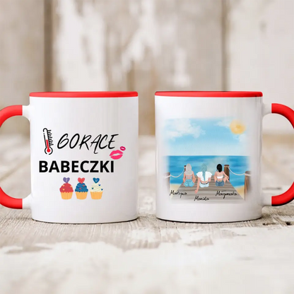 Kubek personalizowany dla 3 przyjaciółek | motyw z molo #8