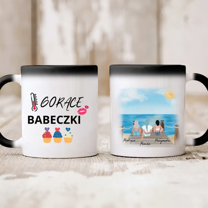 Kubek personalizowany dla 3 przyjaciółek | motyw z molo #8