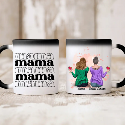 Kubek personalizowany dla mamy i córki | motyw z drinkami #8