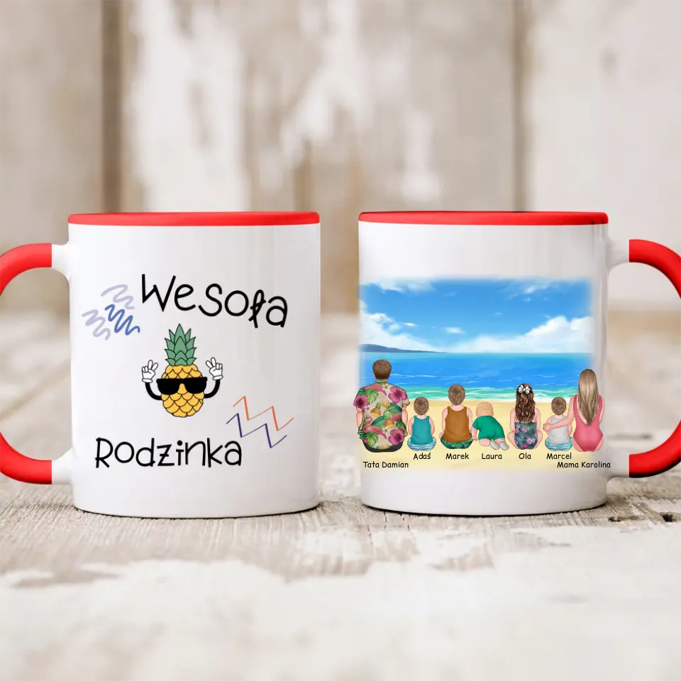 Kubek rodzinny mama + tata + 1-5 dzieci #1013