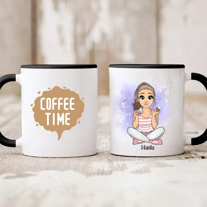 Kubek personalizowany dla kobiety | motyw dla miłośniczki czekolady #3