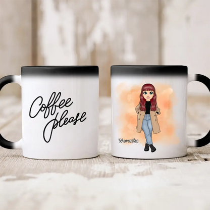Kubek personalizowany dla kobiety | motyw dla jesieniary #27