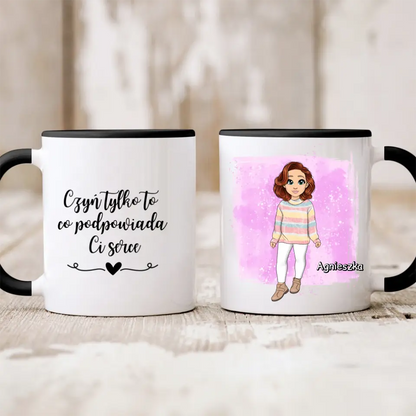 Kubek personalizowany dla niej | z personalizacją imienia i postaci #5