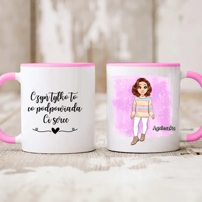 Kubek personalizowany dla niej | z personalizacją imienia i postaci #5