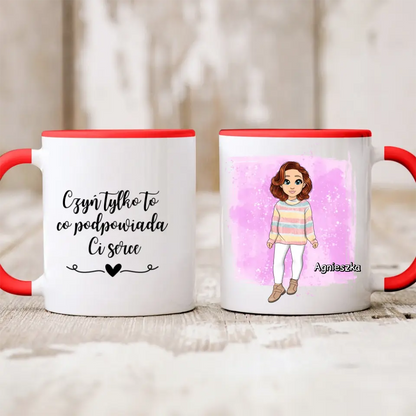 Kubek personalizowany dla niej | z personalizacją imienia i postaci #5