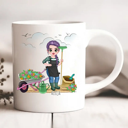 Kubek personalizowany dla ogrodniczki | z personalizacją imienia #P21