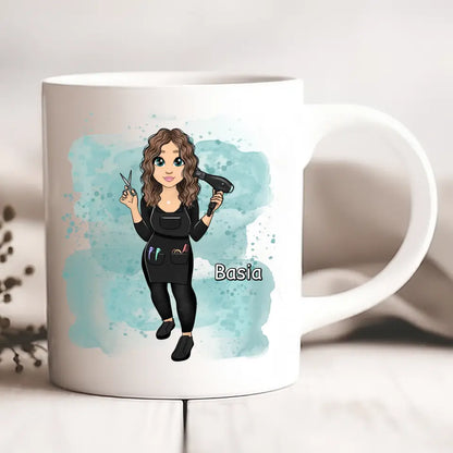 Kubek personalizowany dla fryzjerki | z personalizacją imienia #2