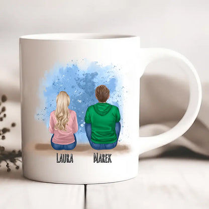 Kubek personalizowany dla par | z personalizacją imion i postaci #11