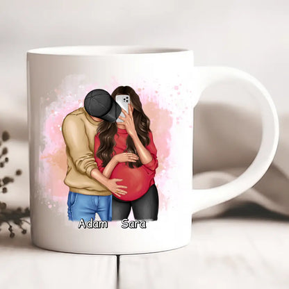 Kubek personalizowany dla przyszłych rodziców | z personalizacją imion #P13
