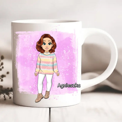 Kubek personalizowany dla niej | z personalizacją imienia i postaci #5