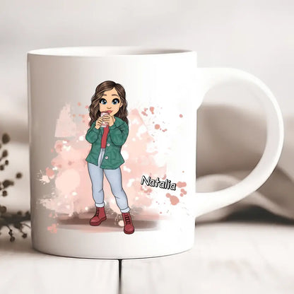 Kubek personalizowany dla niej GIRL POWER | z personalizacją imienia #2