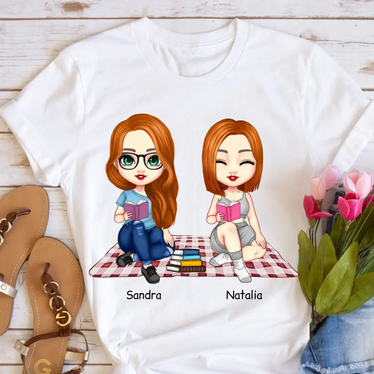 Koszulka dla przyjaciółek 2 osoby - Personalizowana #P63