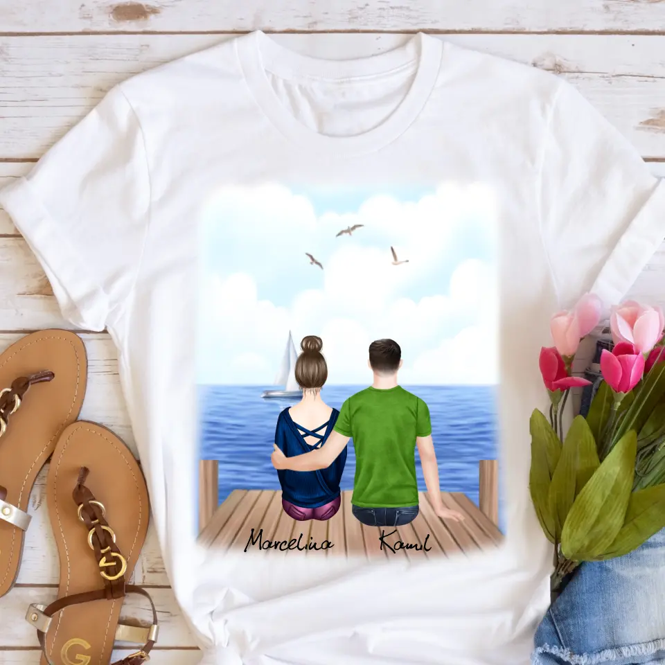 Koszulka dla par | Prezent dla chłopaka i dziewczyny - Personalizowany #P44