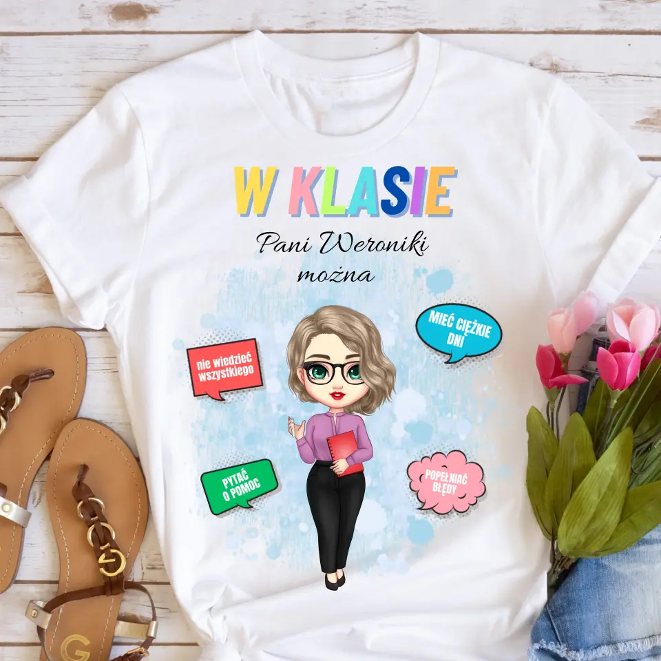 Koszulka dla nauczyciela - Personalizowana #1